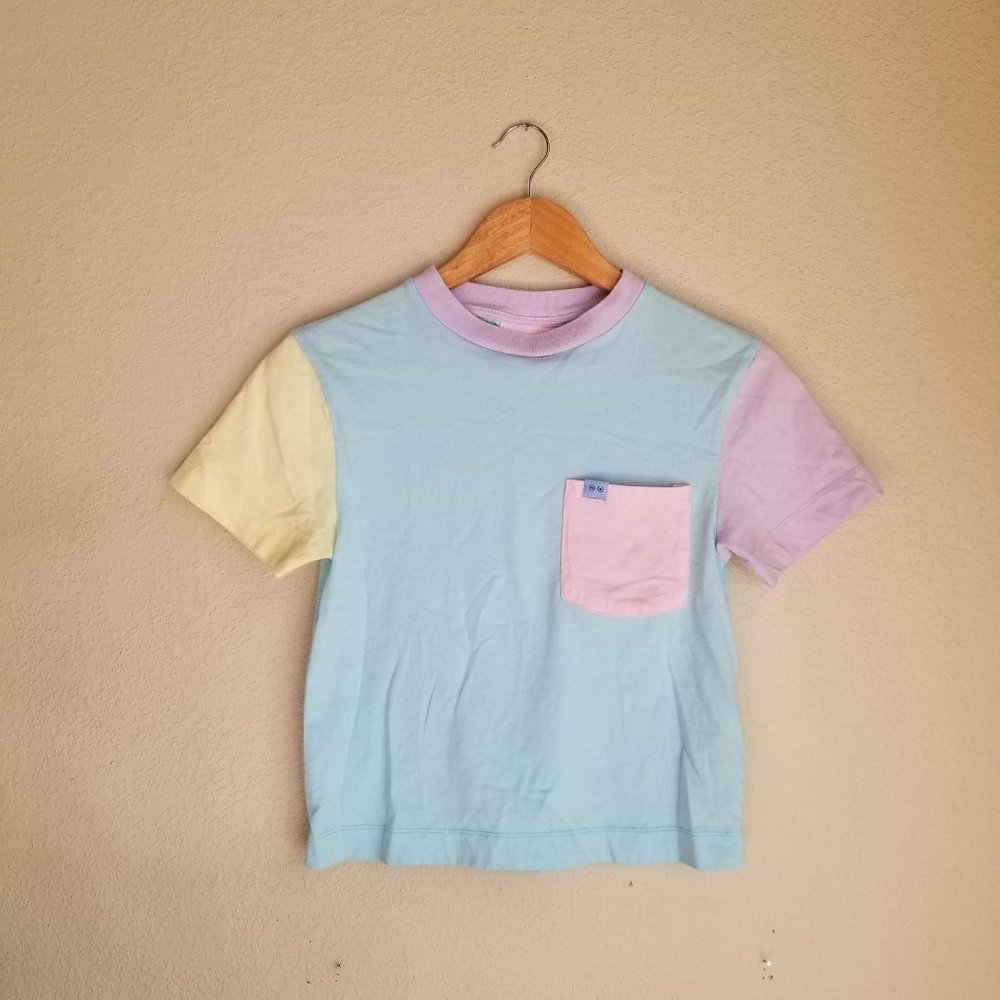 Lazy Oaf x Studio Arhoj Colour Block Fitted Tee